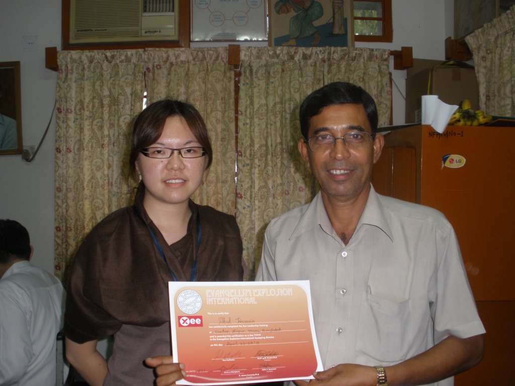 The EE mission team to Bangladesh comprised of brothers and sisters from the US, Singapore, and Malaysia.
